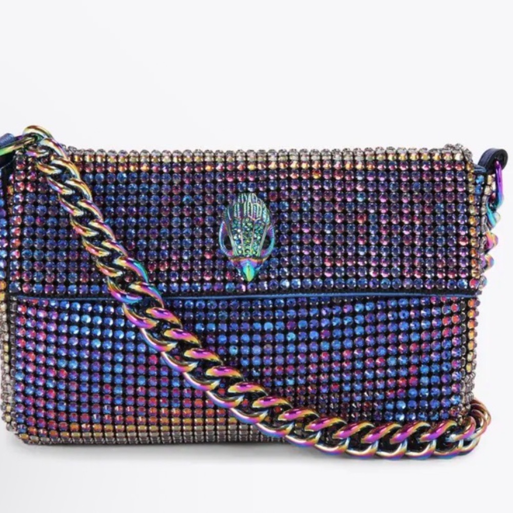 ✨ Kurt Geiger Crystal Eagle Iridescent Shoulder Bag ✨ SOLD OUT EVERYWHERE ✨ - Picture 2 of 7